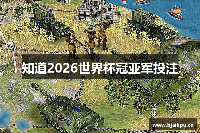 知道2026世界杯冠亚军投注